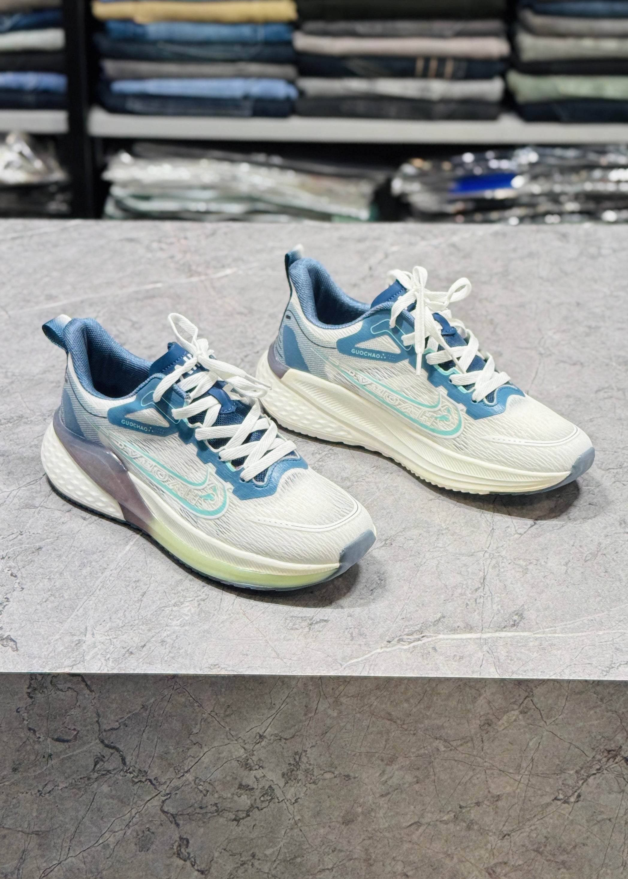 AIR 522 WHITE BLUE IMPOTED SPORTS SHOES