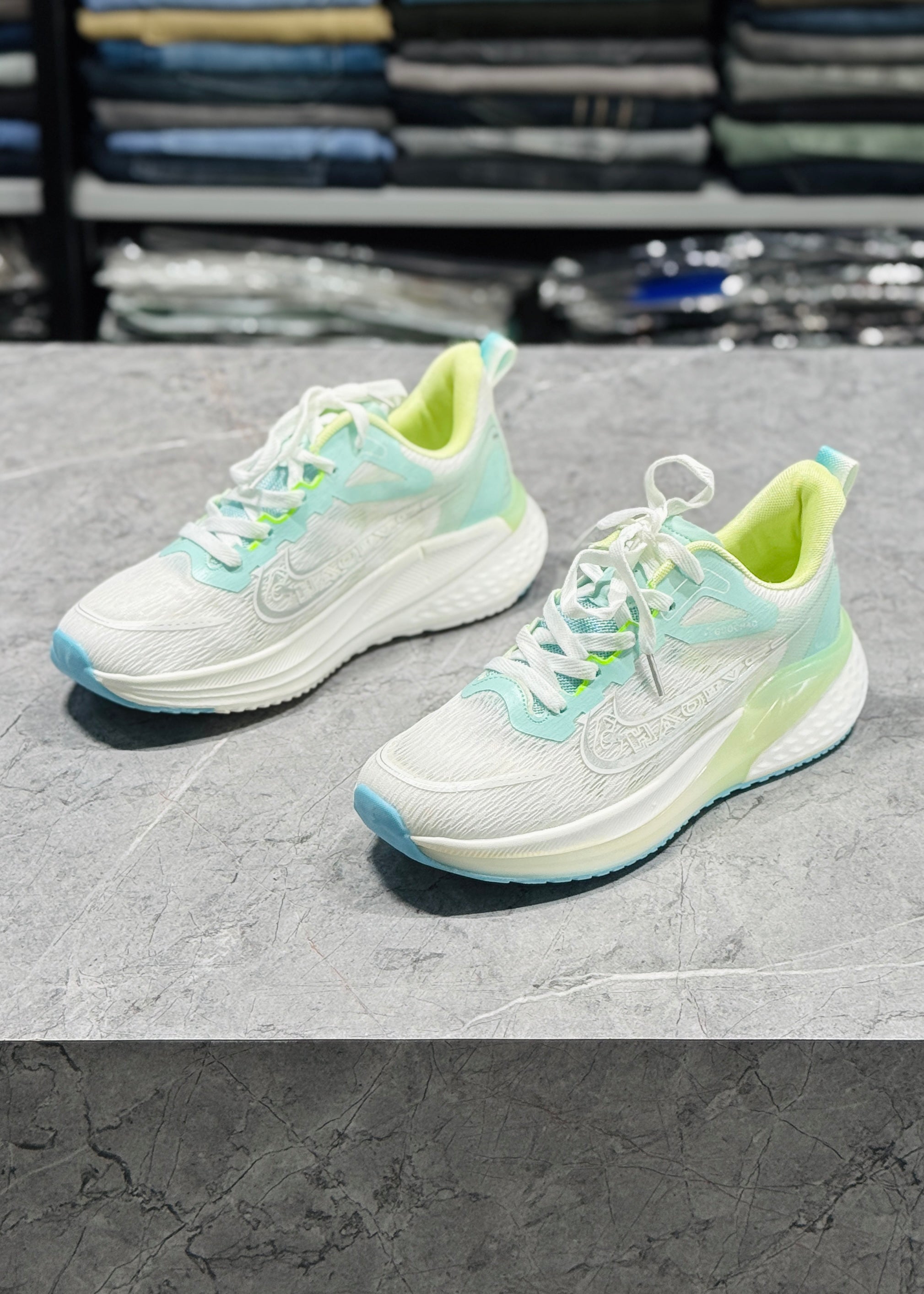 AIR 522 WHITE GREEN IMPOTED SPORTS SHOES