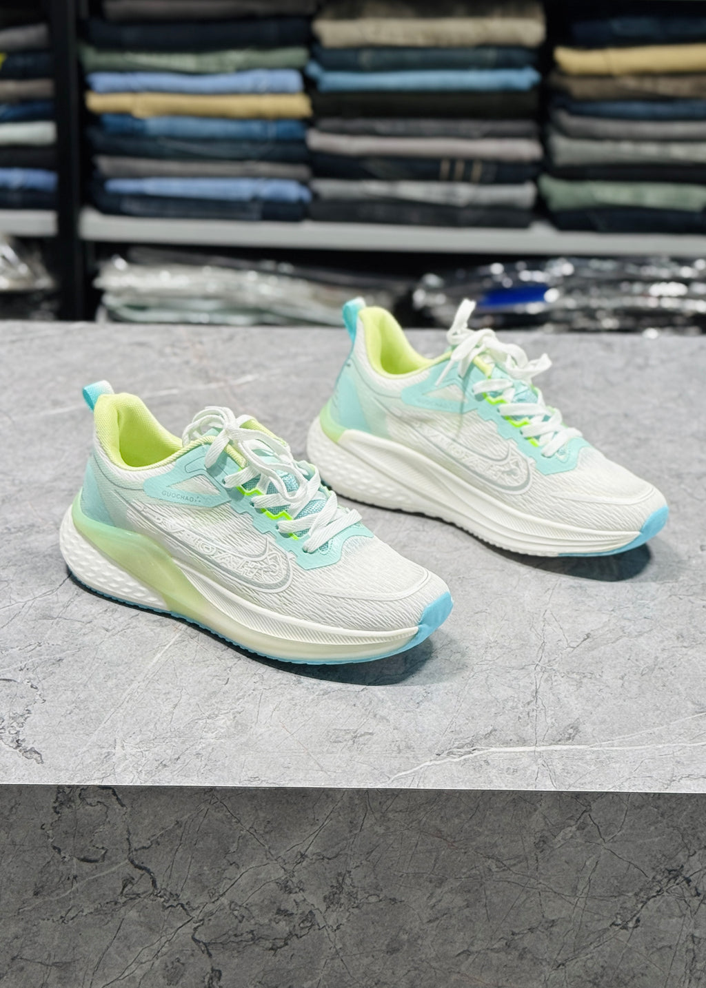 AIR 522 WHITE GREEN IMPOTED SPORTS SHOES
