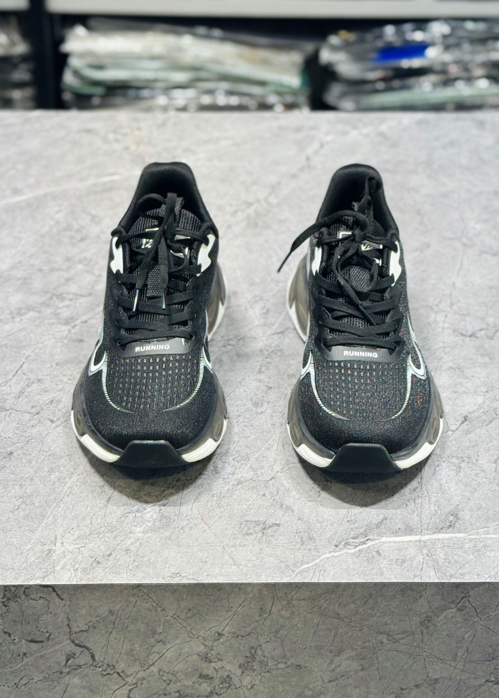 FA 8010 BLACK IMPOTED SPORTS SHOES