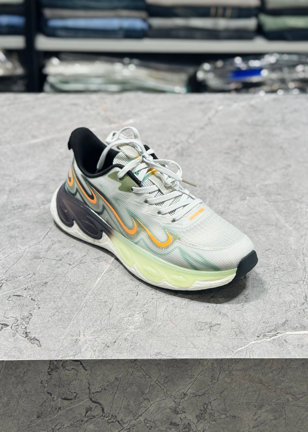 FA 8010 GREY GREEN IMPOTED SPORTS SHOES