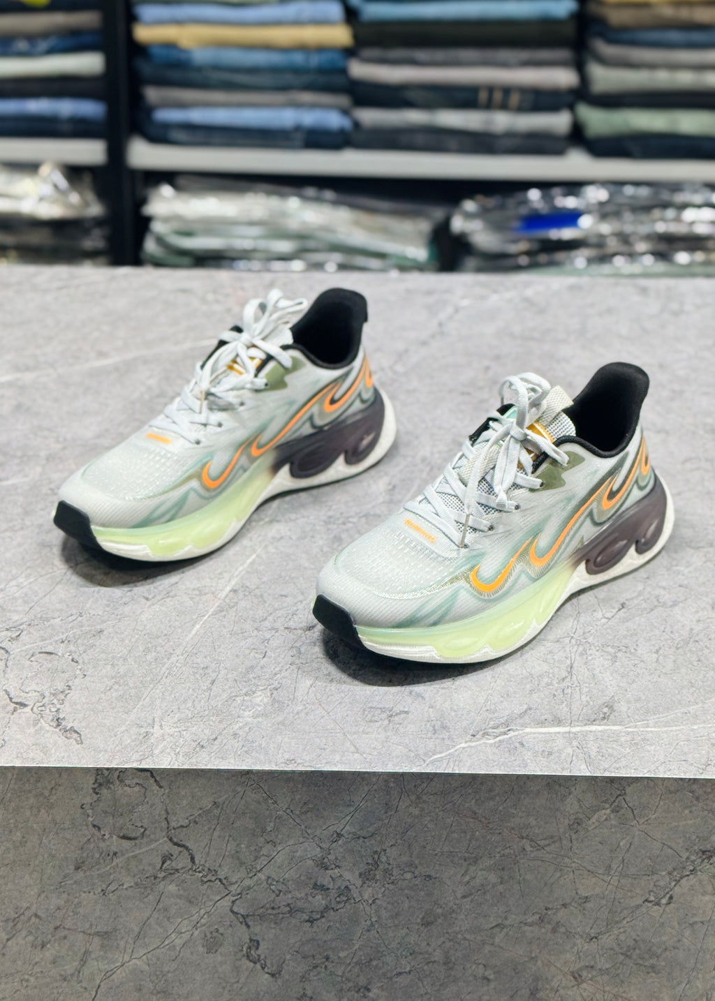 FA 8010 GREY GREEN IMPOTED SPORTS SHOES
