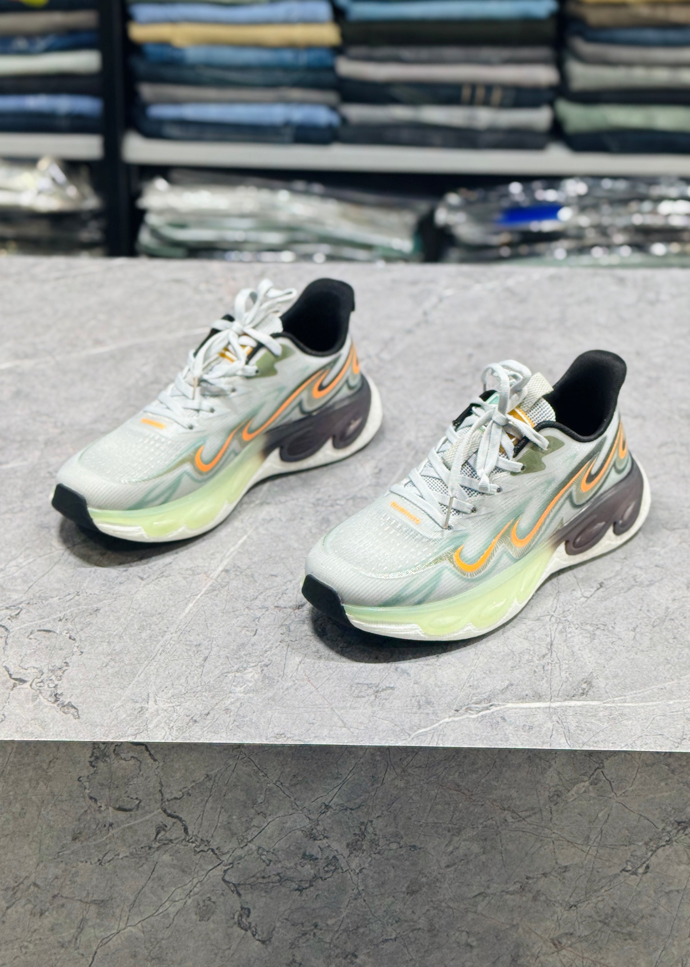 FA 8010 GREY GREEN IMPOTED SPORTS SHOES