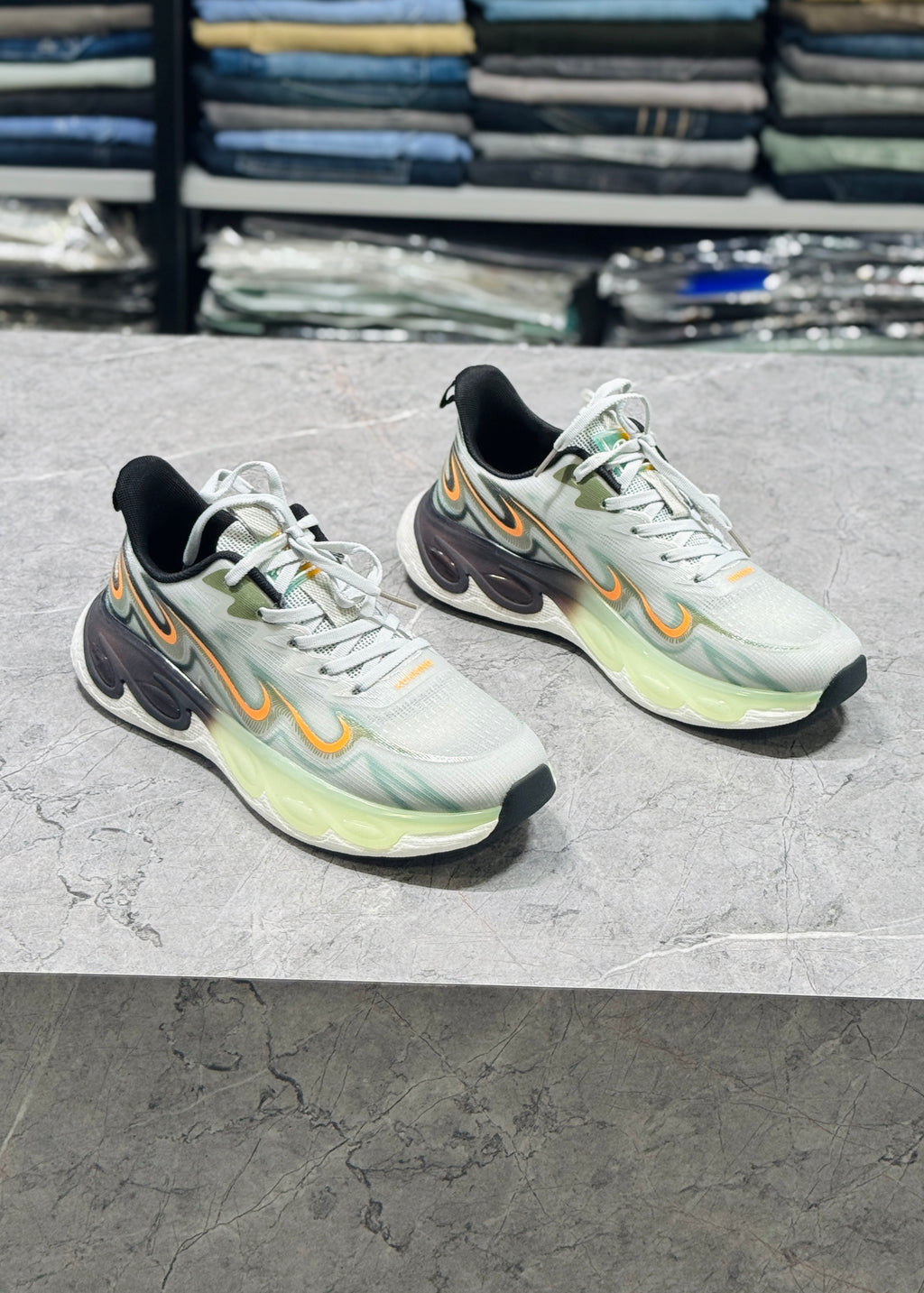 FA 8010 GREY GREEN IMPOTED SPORTS SHOES