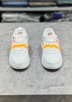 FA BA97 WHITE ORANGE SNEAKERS