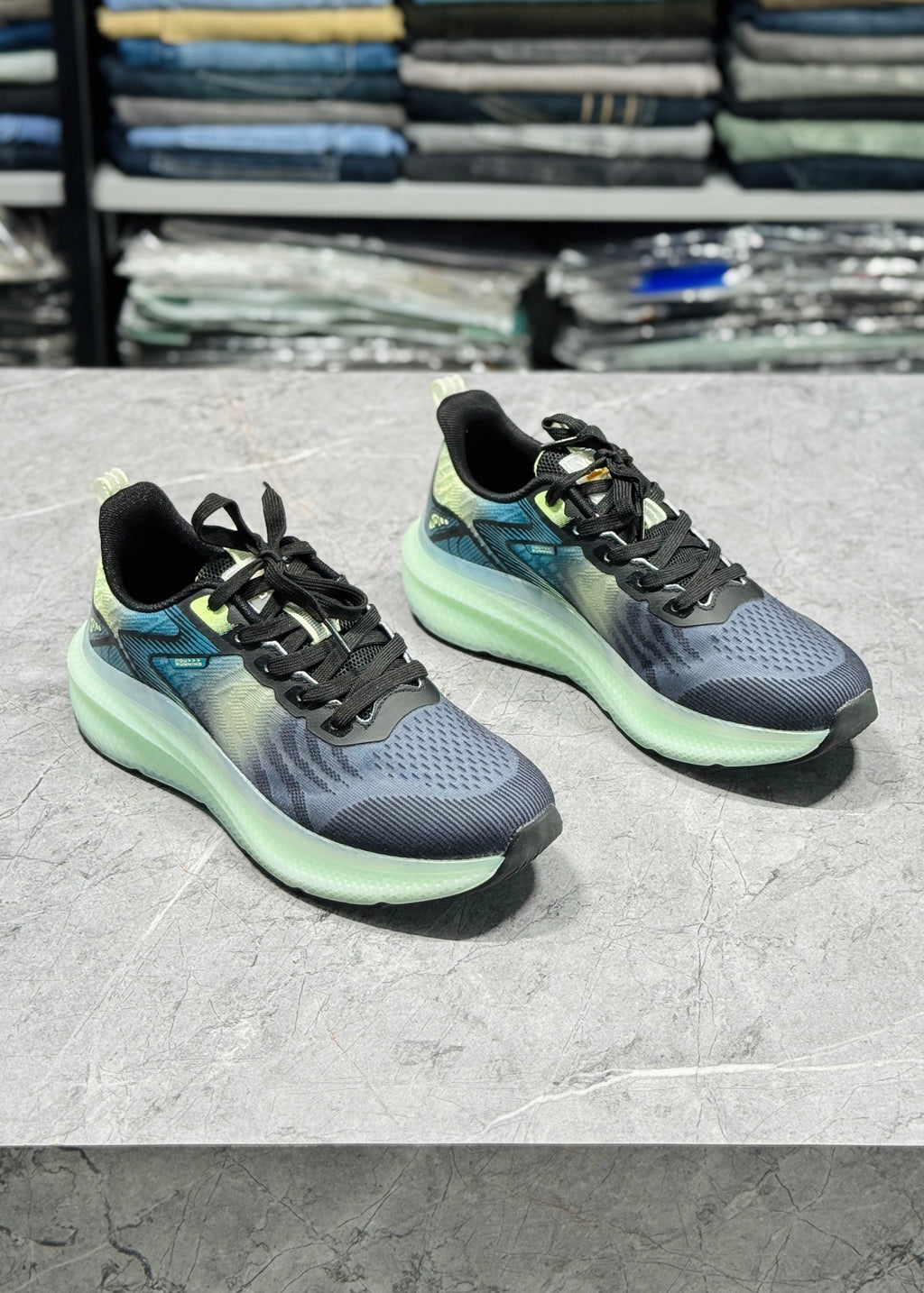 FA N2991 BLACK IMPOTED SPORTS SHOES