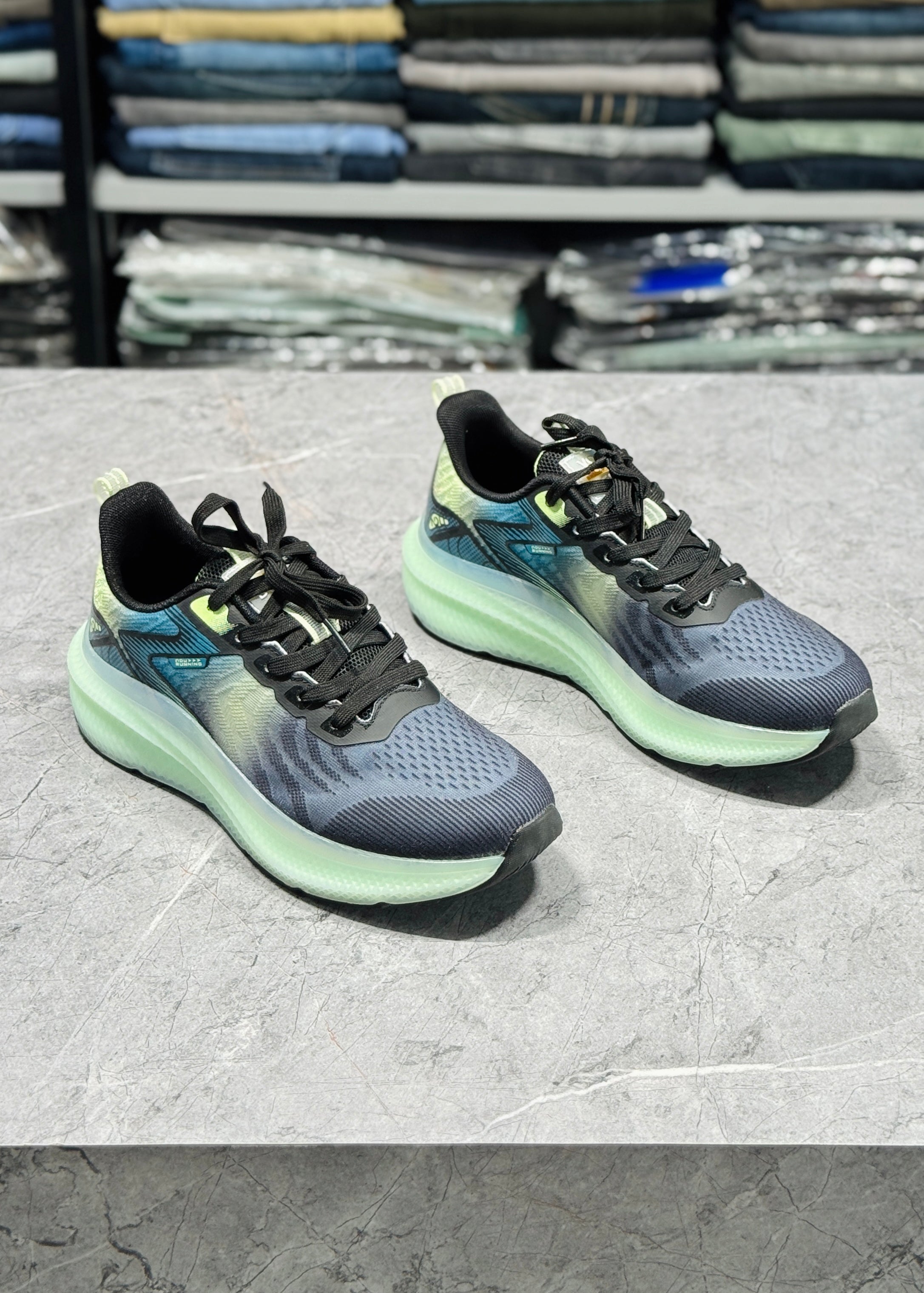 FA N2991 BLACK IMPOTED SPORTS SHOES