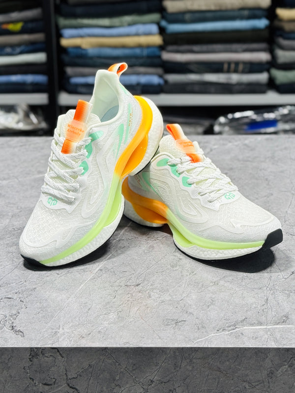 FA WK23002 WHITE GREEN ORANGE IMPOTED SHOES
