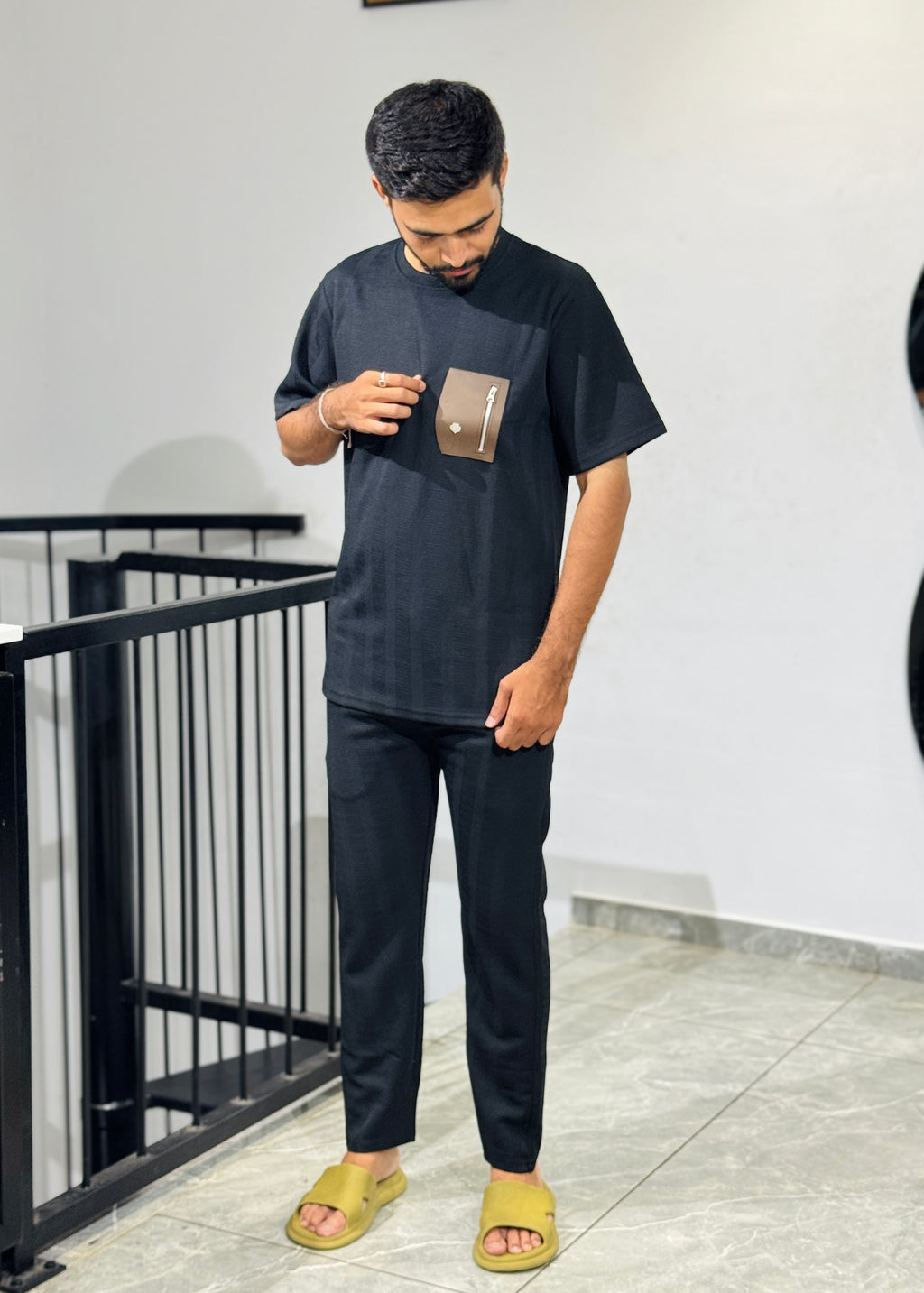 FY-1292D BLACK IMPOTED CORD SET