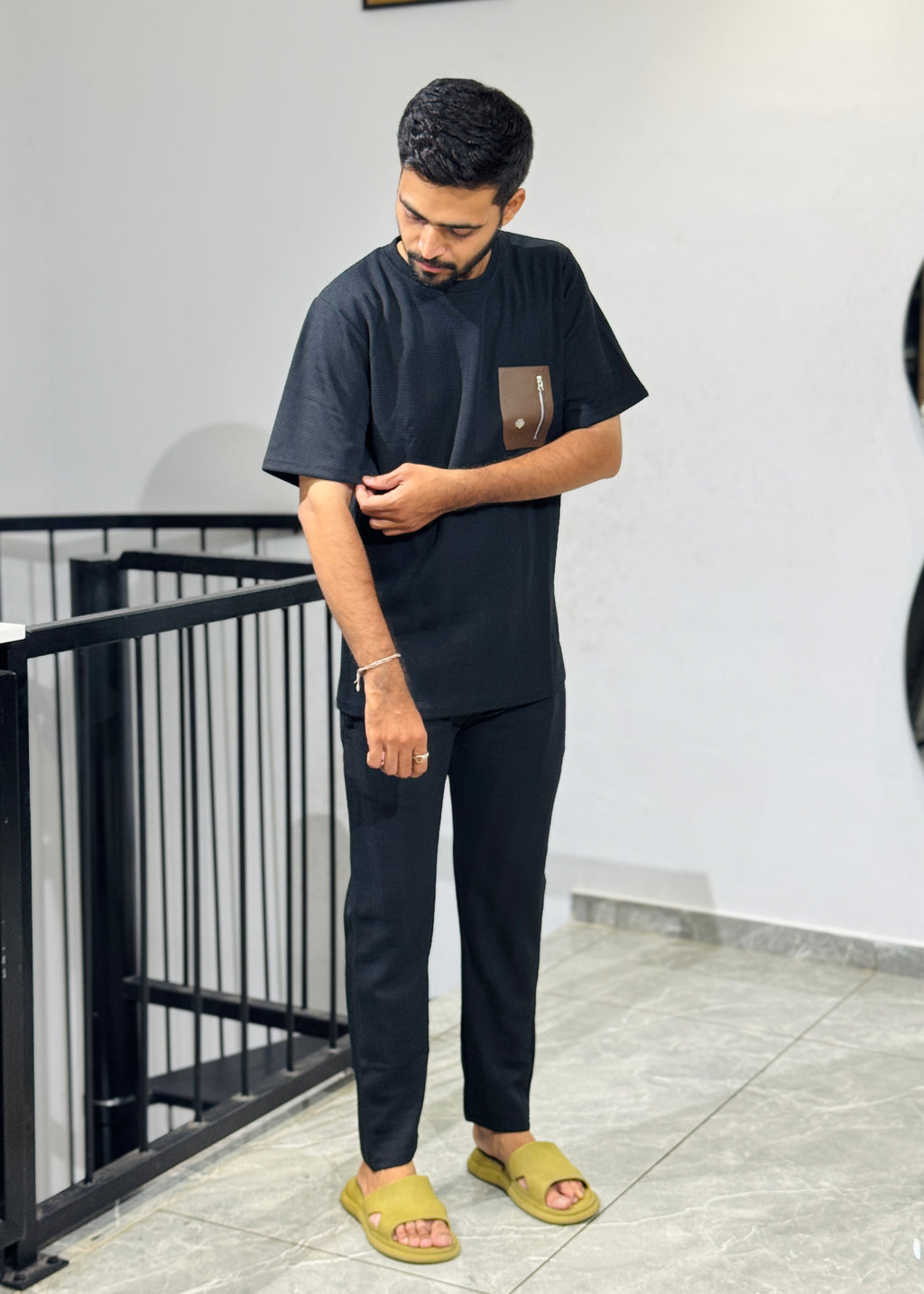FY-1292D BLACK IMPOTED CORD SET