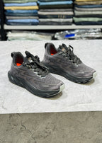 F&D 2222 D.GRY/BLK COMFORT SHOES