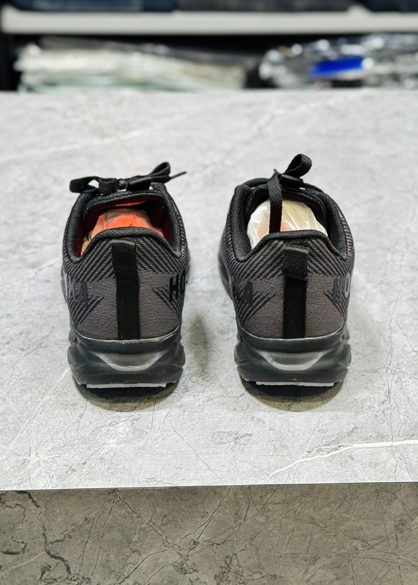 F&D 2222 D.GRY/BLK COMFORT SHOES