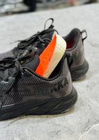 F&D 2222 D.GRY/BLK COMFORT SHOES
