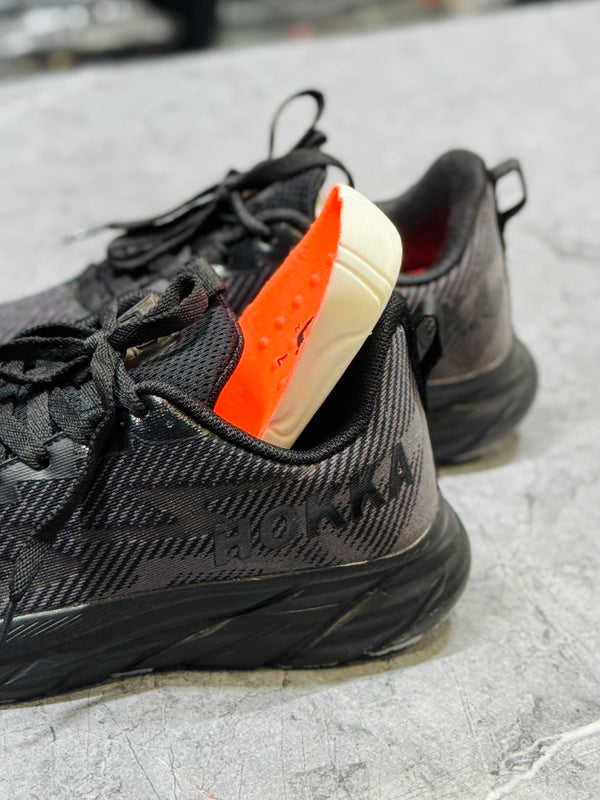 F&D 2222 D.GRY/BLK COMFORT SHOES