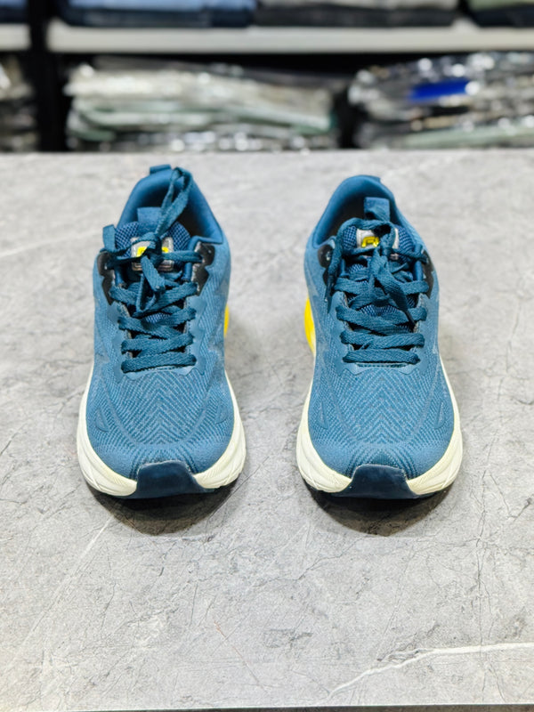 F&D 2222 T.BLUE/YELLOW COMFORT SHOES