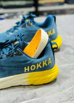 F&D 2222 T.BLUE/YELLOW COMFORT SHOES