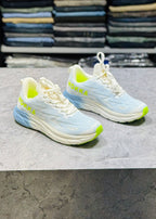 F&D 2222 WHT/ST.GREY/P.GRN COMFORT SHOES