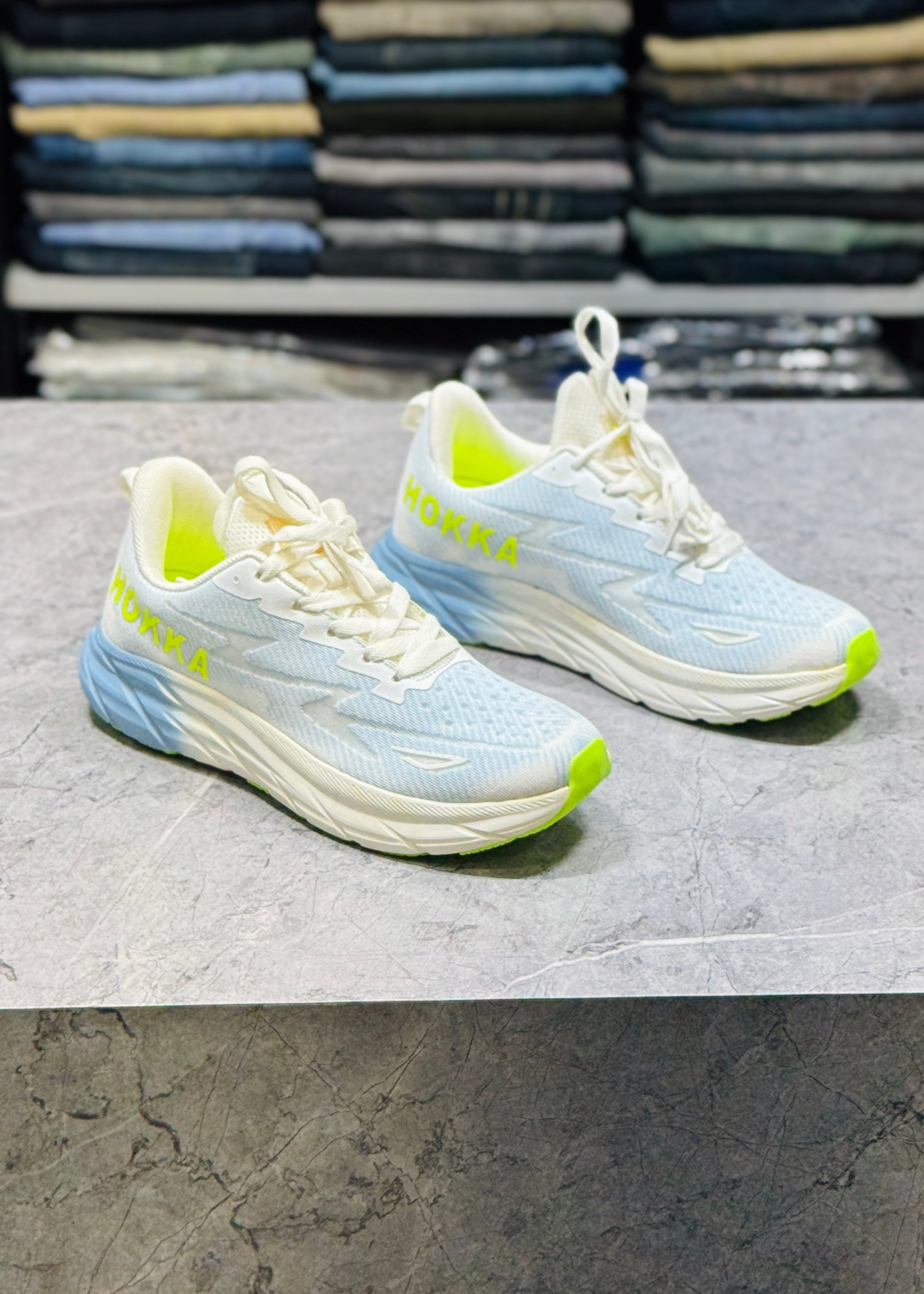F&D 2222 WHT/ST.GREY/P.GRN COMFORT SHOES