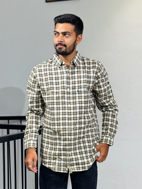 GNT-C1109 CLASSIC LOOK BROWN SHIRT