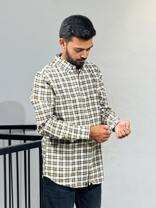 GNT-C1109 CLASSIC LOOK BROWN SHIRT