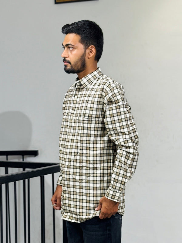 GNT-C1109 CLASSIC LOOK BROWN SHIRT