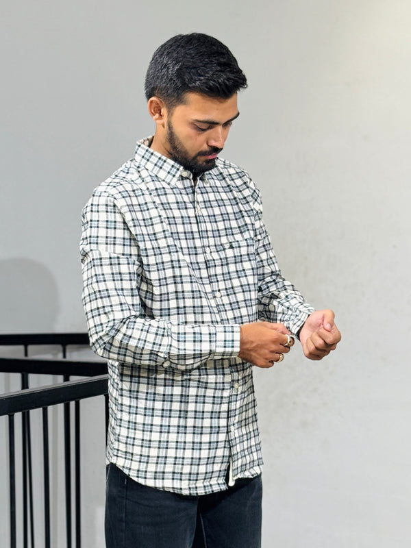 GNT-C1109 CLASSIC LOOK GREY SHIRT