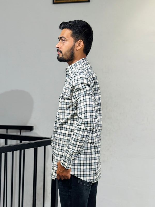 GNT-C1109 CLASSIC LOOK GREY SHIRT