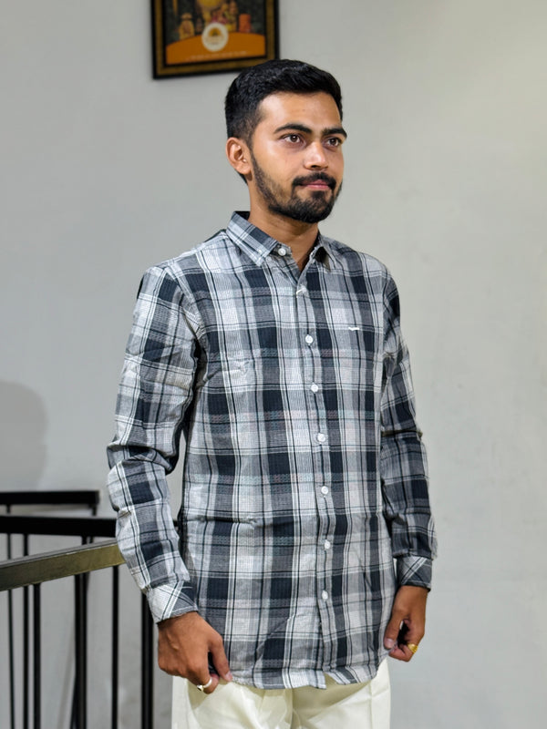 GLR-CH-2609 CLASSIC LOOK BLACK SHIRT