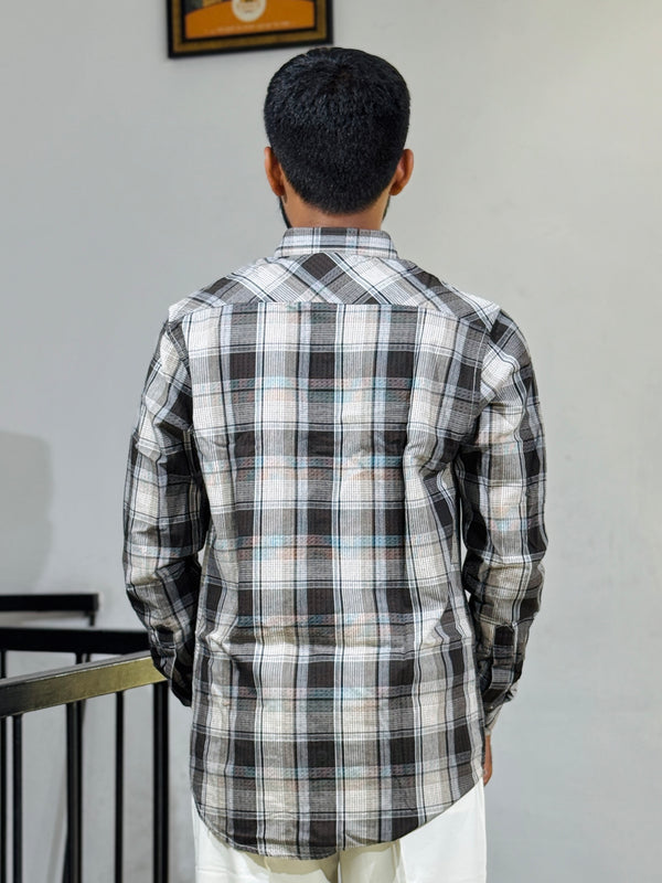 GLR-CH-2609 CLASSIC LOOK BROWN SHIRT