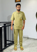 KT-872 KOREAN OLIVE IMPOTED CORD SET
