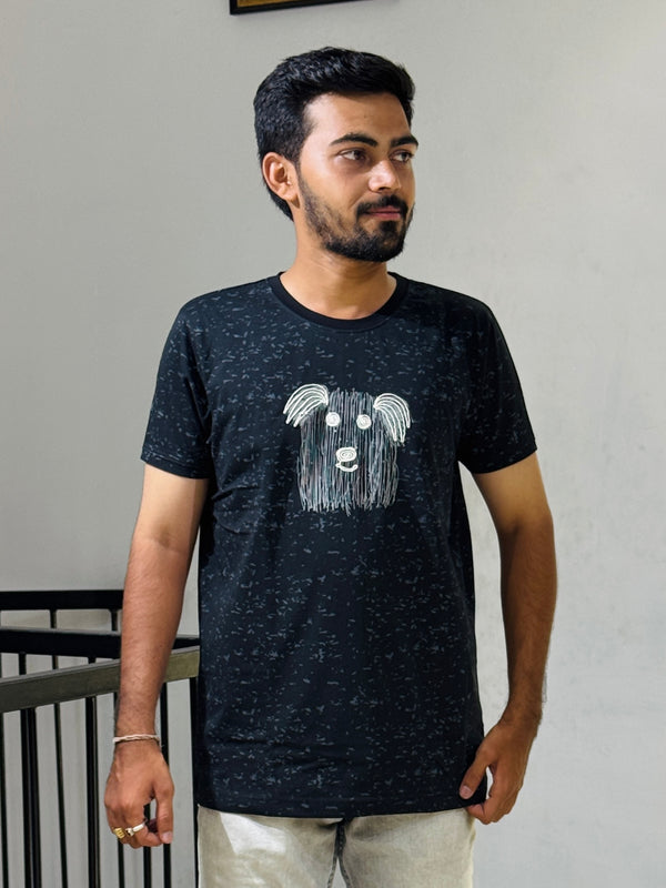 KUCH 26032 BLACK TSHIRT