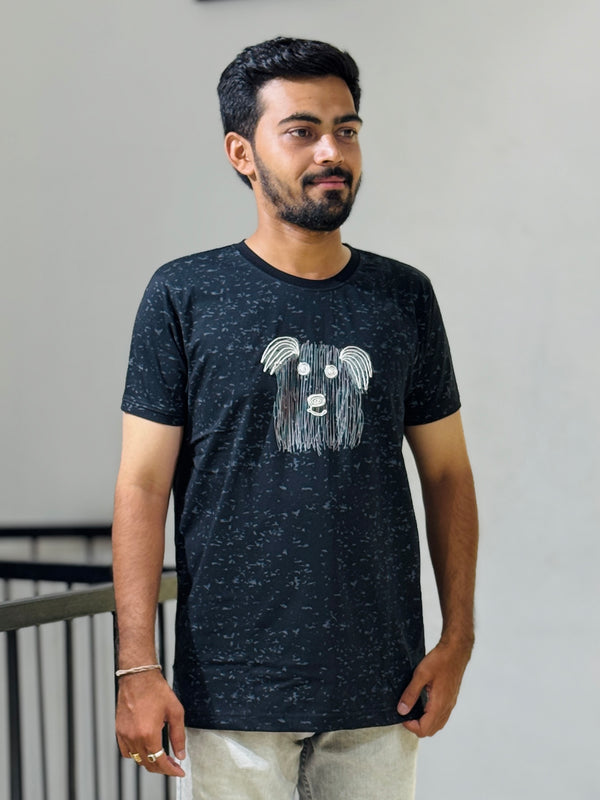 KUCH 26032 BLACK TSHIRT
