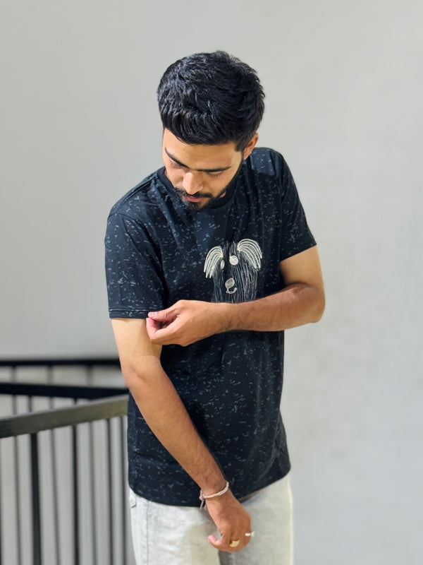 KUCH 26032 BLACK TSHIRT