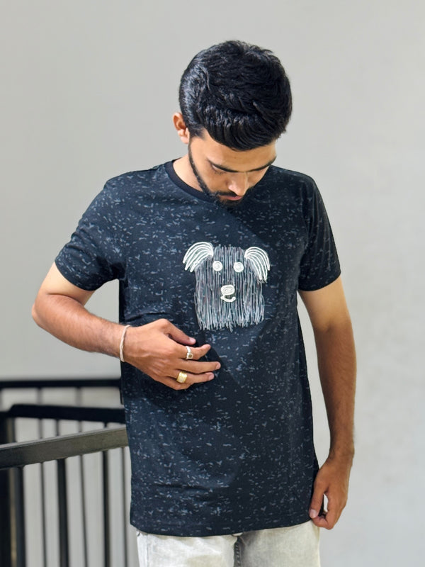 KUCH 26032 BLACK TSHIRT