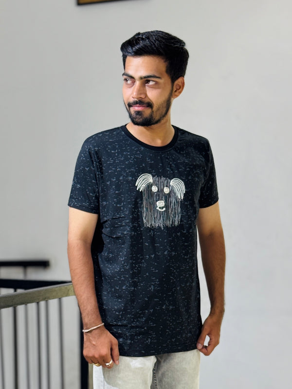 KUCH 26032 BLACK TSHIRT