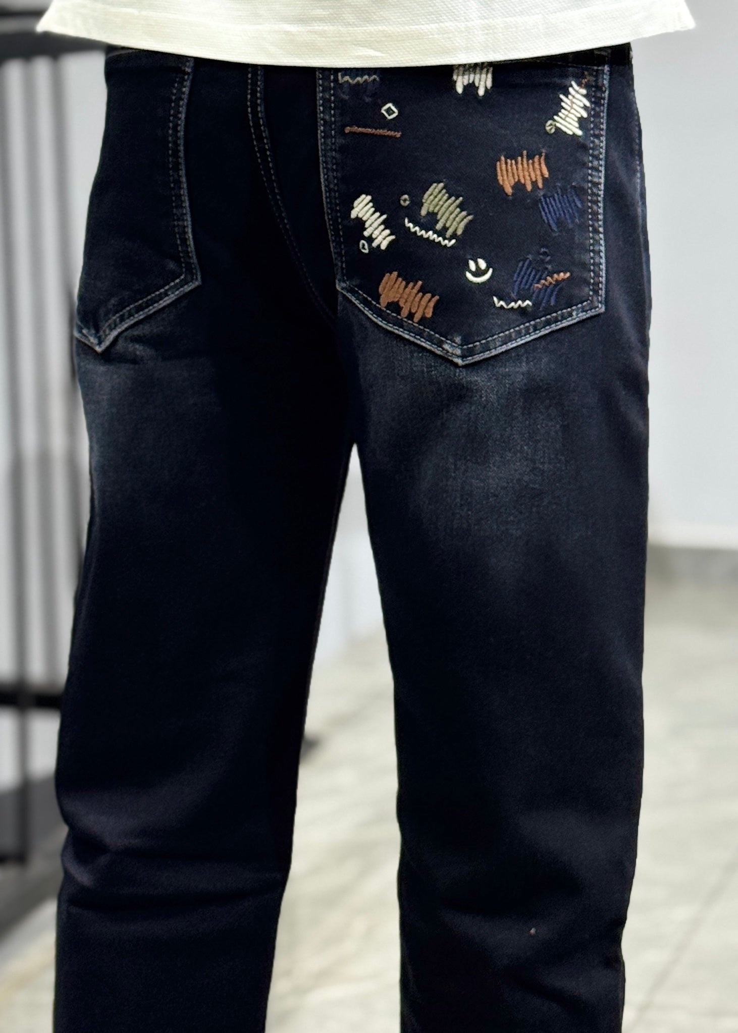 LYF DENIM 320 Impoted Slim Fit Ankle Length
