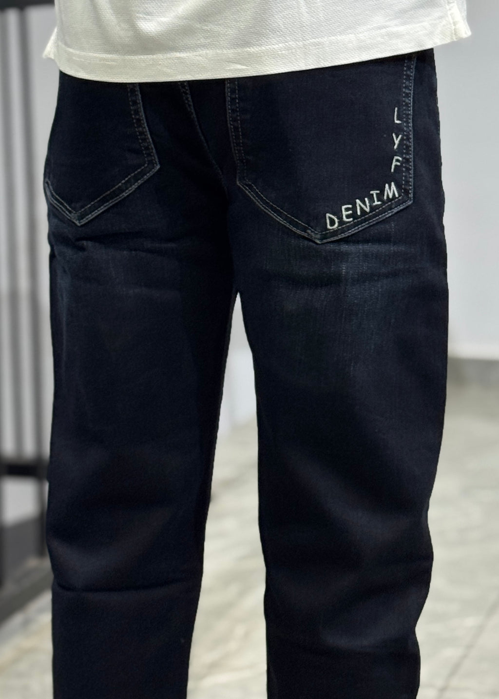 LYF DENIM 363Impoted Slim Fit Ankle Length