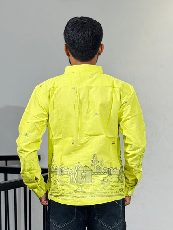 OB-749 PEROT GREEN BREEZE LILAN  SHIRT