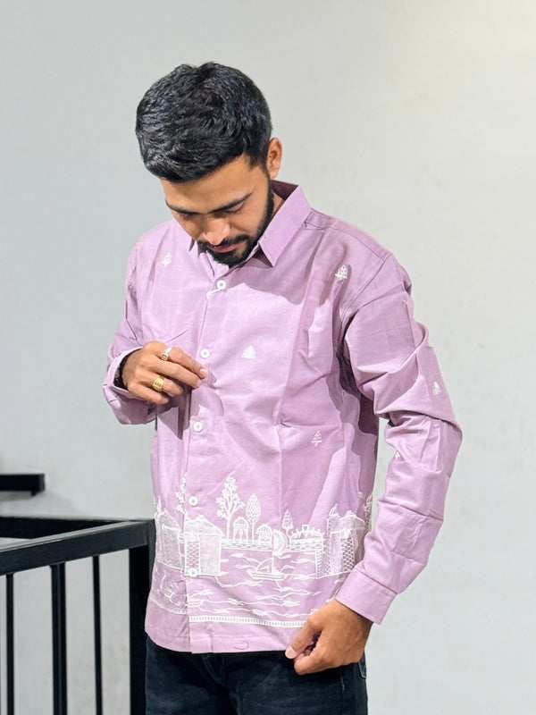 OB-749 PURPLE BREEZE LILAN  SHIRT