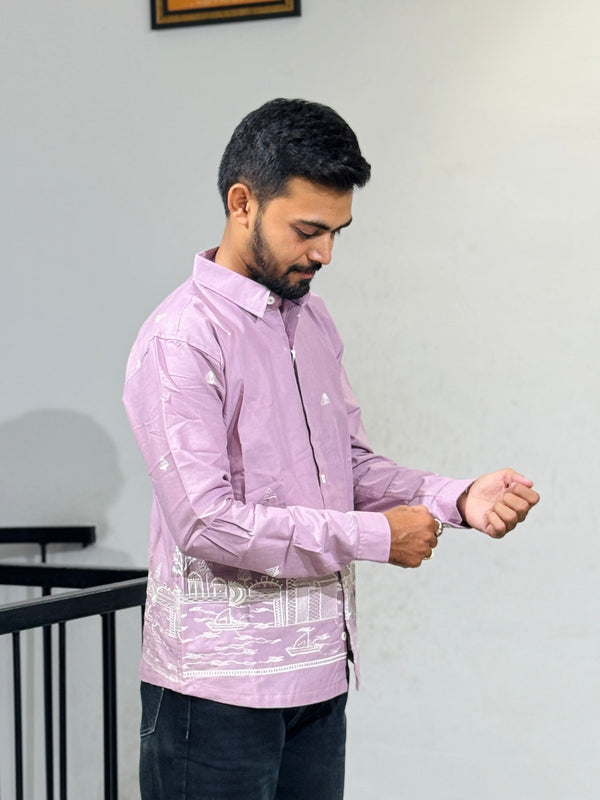 OB-749 PURPLE BREEZE LILAN  SHIRT