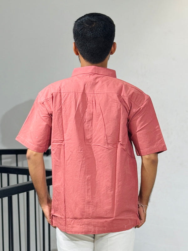 RE-08 Lite Pink Embroidery Shirts