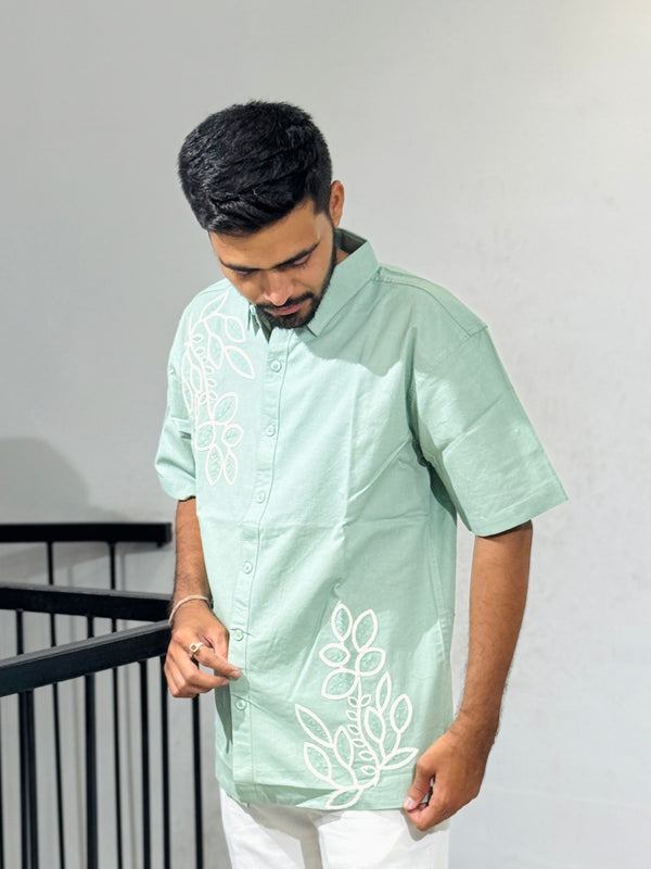 RE-08 Pista Embroidery Shirts