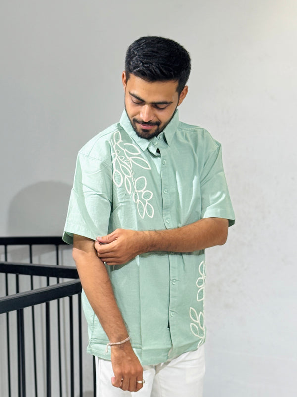 RE-08 Pista Embroidery Shirts