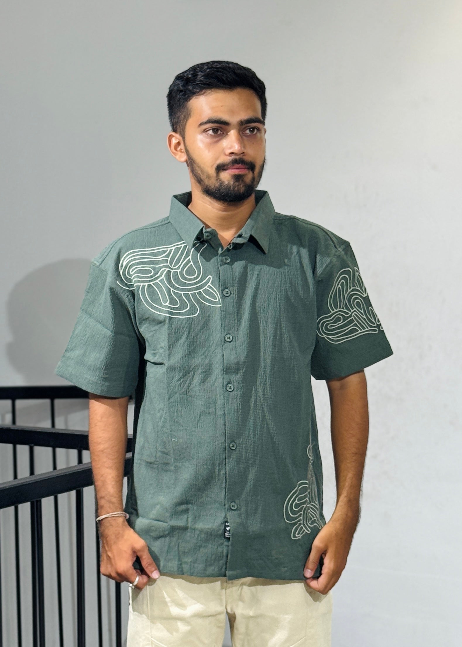 RE-39881 Embroidery Shirts