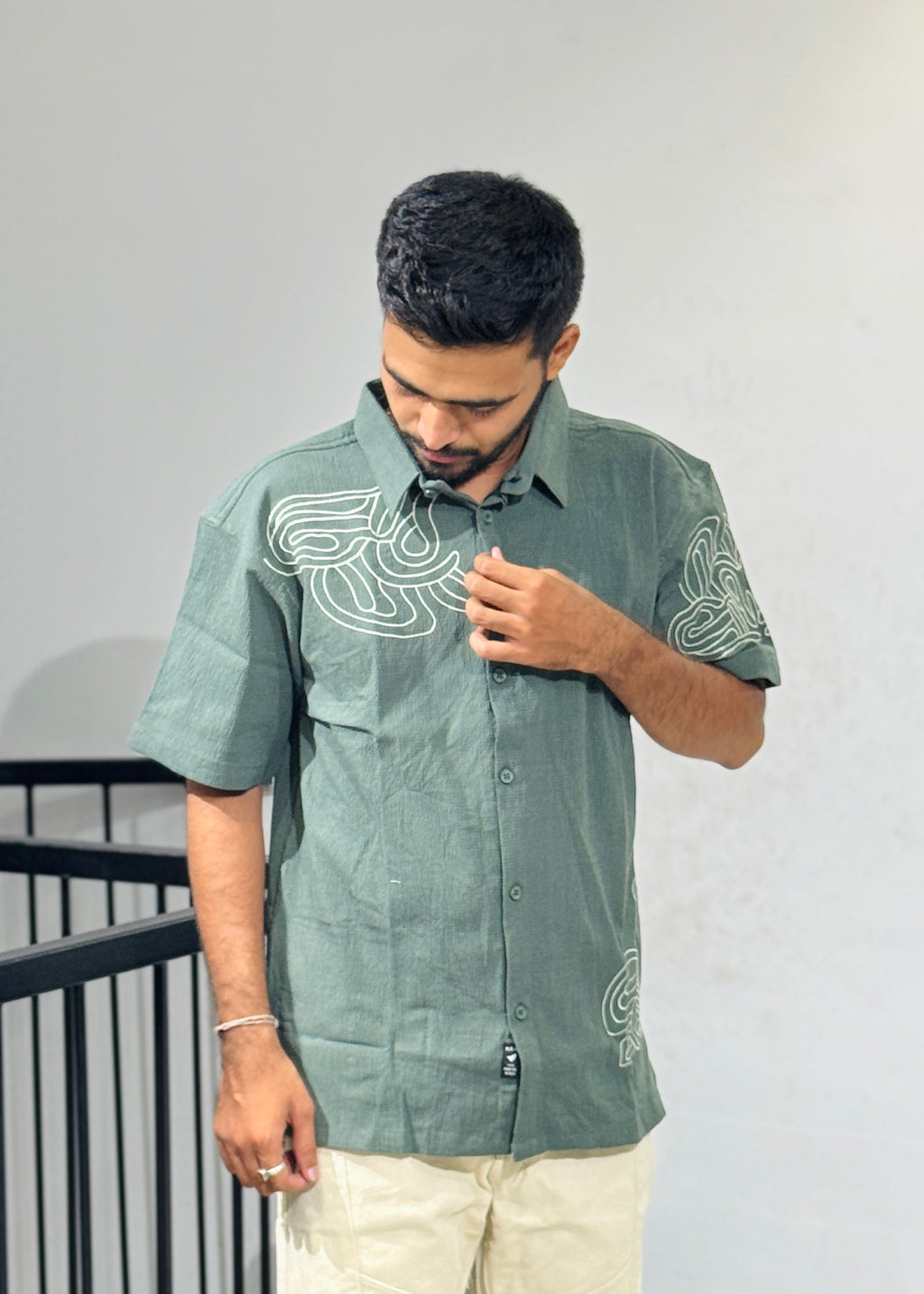 RE-39881 Embroidery Shirts