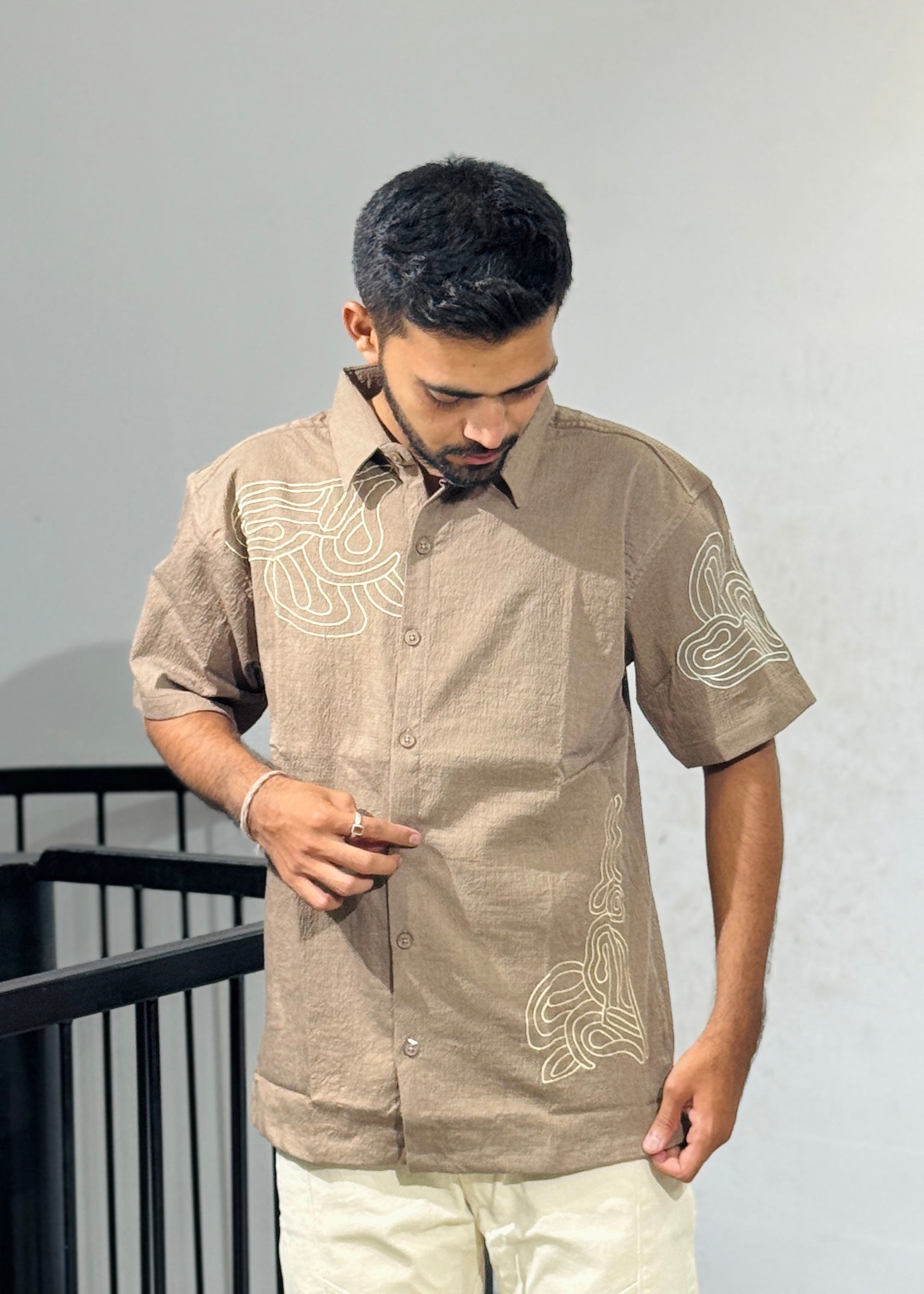 RE-39881 Embroidery Shirts
