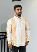 RE-75 WHITE ORANGE SHIRT