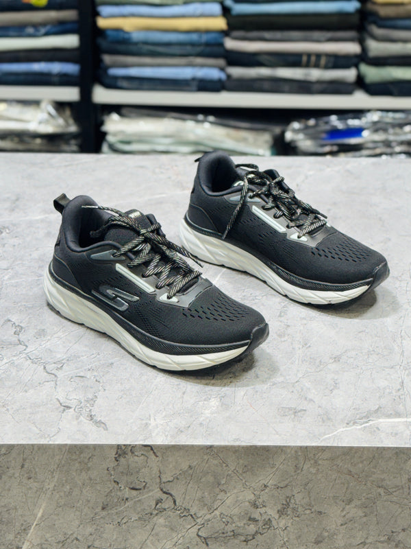 RUN GR-07 BLACK GREY COMFORT SHOES