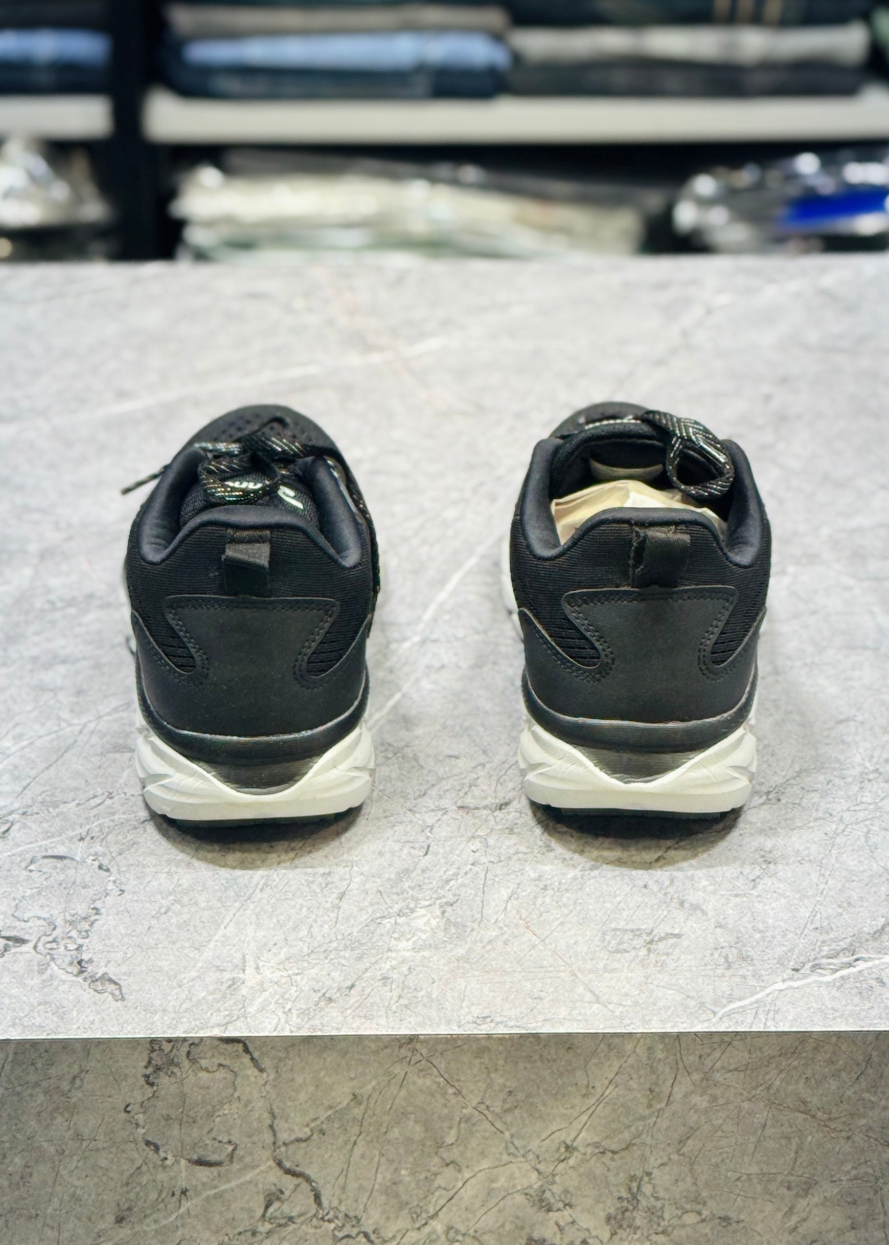 RUN GR-07 BLACK GREY COMFORT SHOES