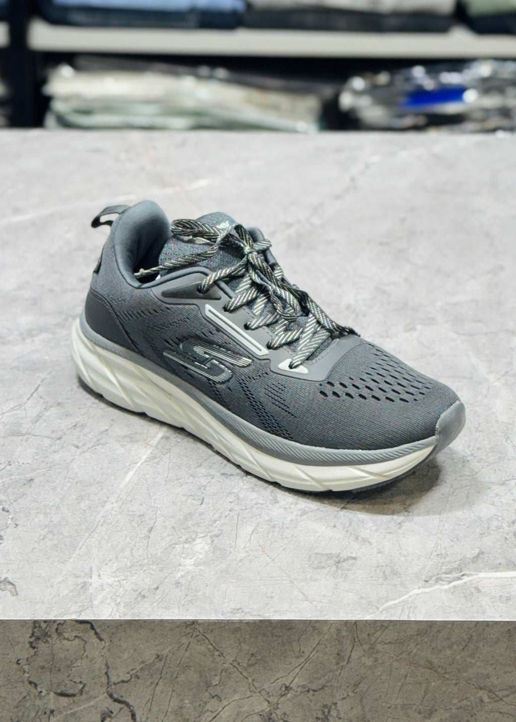 RUN GR-07 D.GREY COMFORT SHOES